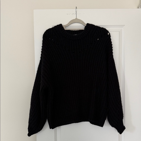 Elodie Sweaters - Elodie Classic Black Cable Knit Sweater